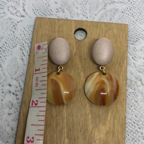 J.crew marbled look statement earrings. - Picture 3 of 4